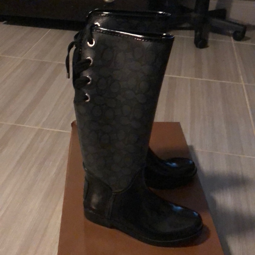 SOLD SOLD Coach rain boots